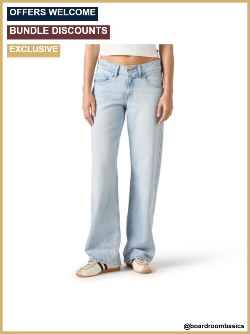 Low Rise Women's Superlow Loose Jeans Non-Stretch Levi